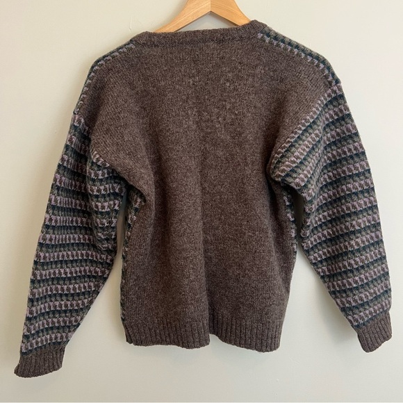 VTG Birch Bros 100% Shetland Wool Sweater Sz Small - Picture 5 of 8